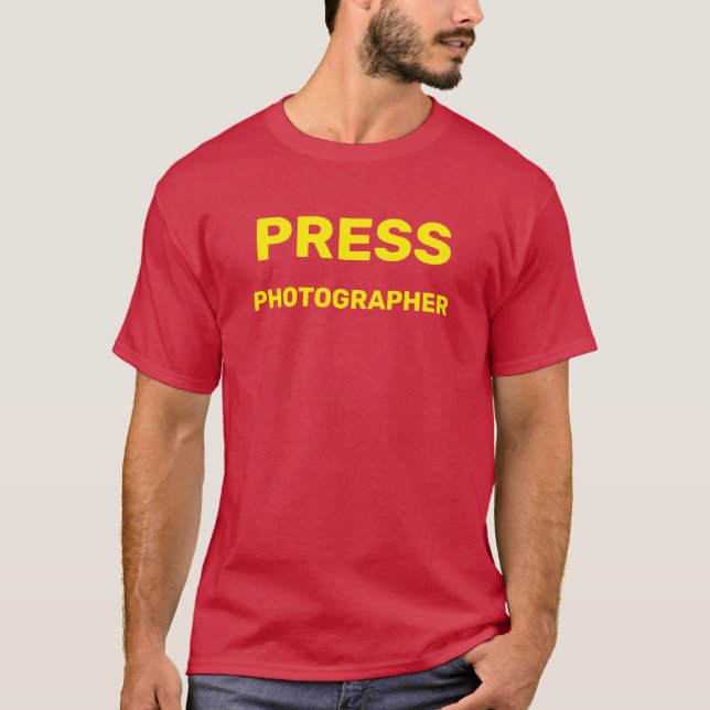 CAMISETA FOTÓGRAFO DE IMPRESSÃO (Frente)