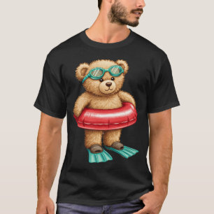 Camiseta Fotógrafo de Ursinho de Pelúcia Arte de Hobby Retr