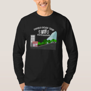 Camiseta Fotógrafo de viagem em estrada da família - Hora