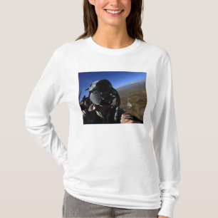 Camiseta Fotógrafo do combate aéreo de força aérea de E