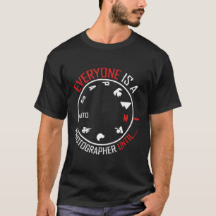 Camiseta Fotógrafo Engraçado Presente para Fotografia de Ca