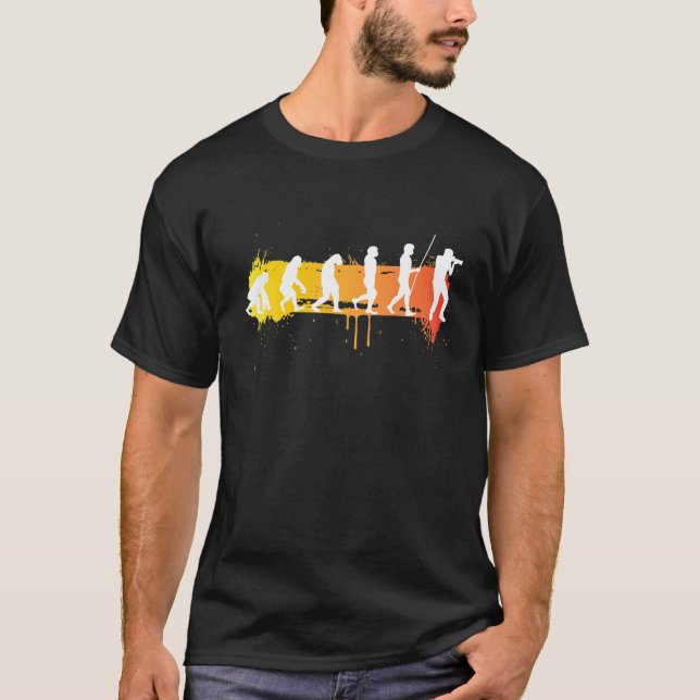 Camiseta Fotógrafo Evolution | Amantes de fotografia de câm (Frente)