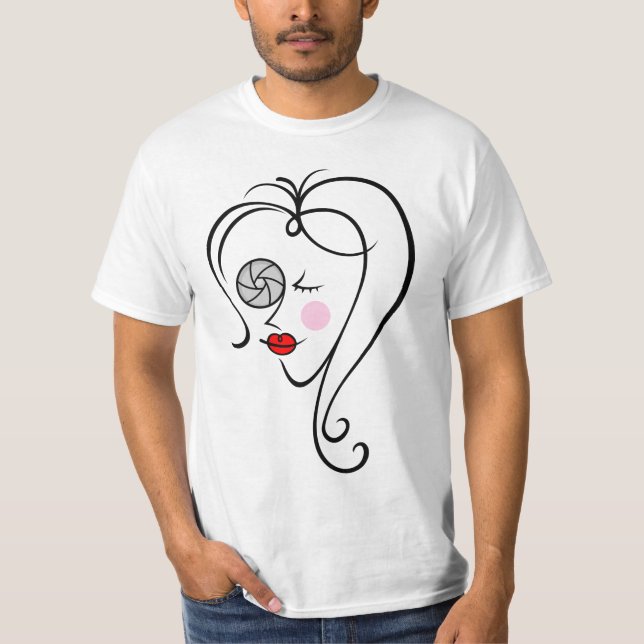 Camiseta Fotógrafo feminino (Frente)