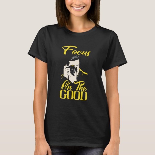 Camiseta Fotógrafo Focado No Bom (Frente)