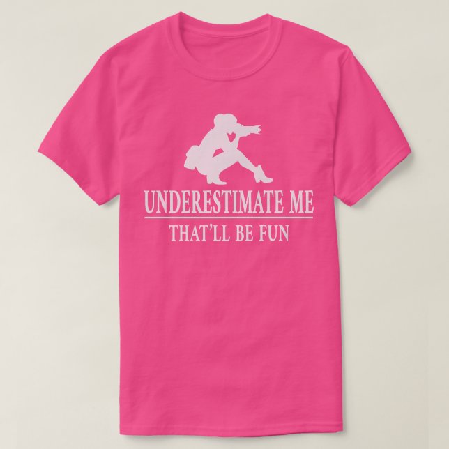 Camiseta Fotógrafo Me Subestima, Empoderamento Das Mulheres (Frente do Design)