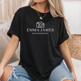 Camiseta Fotógrafo Personalizado Fotografia Personalizada F