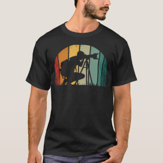 Camiseta Fotógrafo Pôr do Sol Tirando Fotos Câmera Gyu Foto