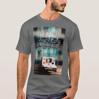 Camiseta Fotógrafo que não escolhi fotografia