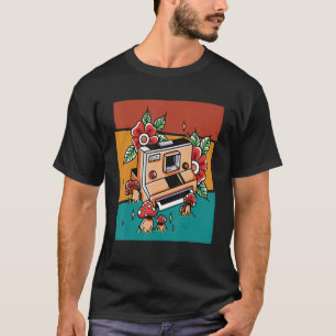 Camiseta Fotógrafo retrógrado da câmera Vintage