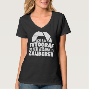Camiseta Fotógrafo Sem Assistente Fotógrafo Câmera pertur