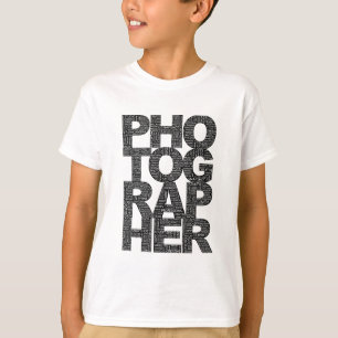 Camiseta Fotógrafo - texto preto