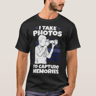 Camiseta Fotógrafo Tirar Fotos Capturar Memórias Fotografar