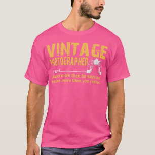 Camiseta Fotógrafo Vintage