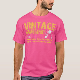 Camiseta Fotógrafo Vintage