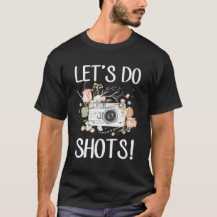 Camiseta Fotógrafos dão presentes na câmera Fotografia deix