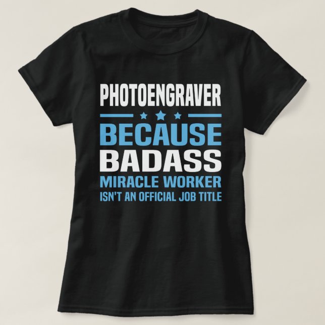 Camiseta Fotogravador (Frente do Design)
