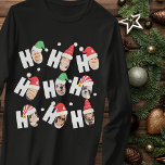 Camiseta Fotos da Família Nove, Cute Santa Hats<br><div class="desc">Esta design simples e moderna é composta de uma tipografia de escrita lúdica.</div>