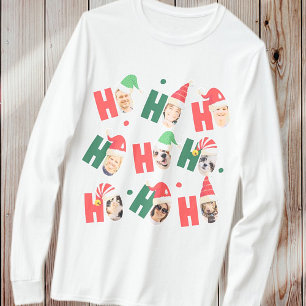 Camiseta Fotos da Família Nove, Cute Santa Hats