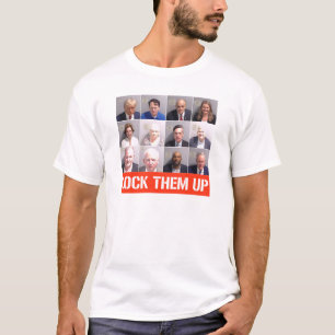 Camiseta Fotos da ficha criminal de co-réu de Donald Trump