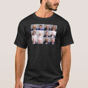 Camiseta Fotos da ficha criminal do co-réu de Trump