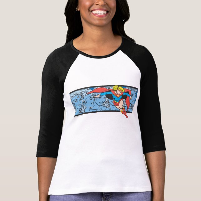 Camiseta Fotos da Supergirl Head (Frente)