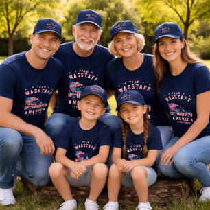 Camiseta Fotos de família do dia 4 de julho personalizadas