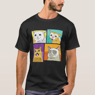 Camiseta Fotos de Meme de Gato Memes Clássicos