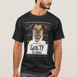 Camiseta Fotos do Smooth Fox Terrier Culpado