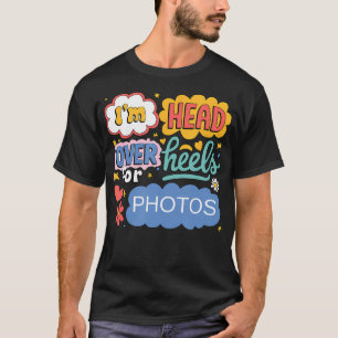 Camiseta Fotos Engraçadas Estética Arte Pop Retrô Para Câme