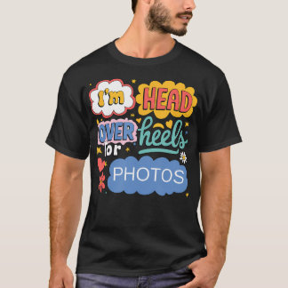 Camiseta Fotos Engraçadas Estética Arte Pop Retrô Para Câme