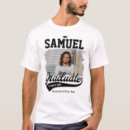 Camiseta Fotos Personalizadas de Graduado Universitário For