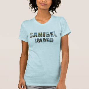 Camiseta Fotos tropicais da praia de Florida da ilha de