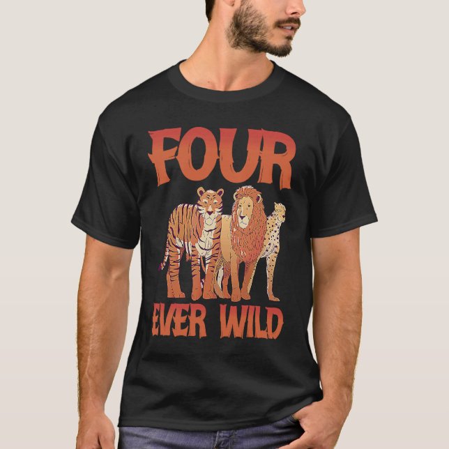 Camiseta Four Ever Wild (Frente)