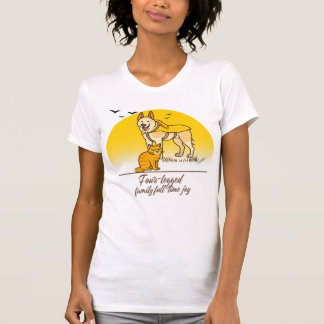 Camiseta Four-legged family, full-time joy