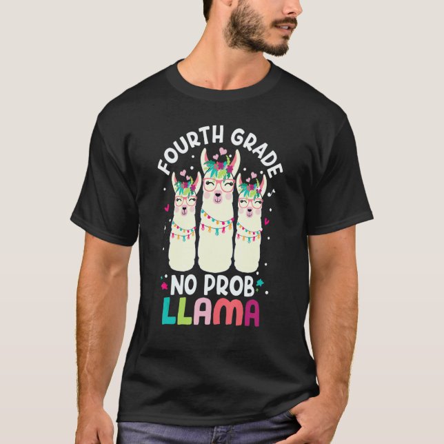 Camiseta Fourth Grade Squad Teacher Kids Back To School No  (Frente)