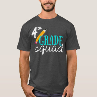 Camiseta Fourth Grade Squad Teachers Shirt 4th Graders