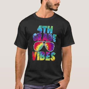 Camiseta Fourth Grade Vibes Back To School Retro 4th Grade