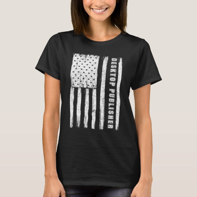 Camiseta Fourth of July  for Men  desktop publisher (Frente)