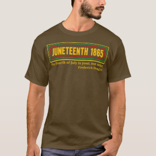 Camiseta fourth of july is your not mine juneteenth celebra