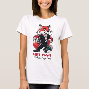Camiseta Fox Americana de Futebol Birthday Boys Mamãe Whi