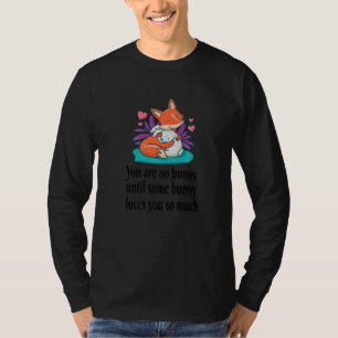 Camiseta Fox and Rabbit Love Enemies Friends Easter Bunny P