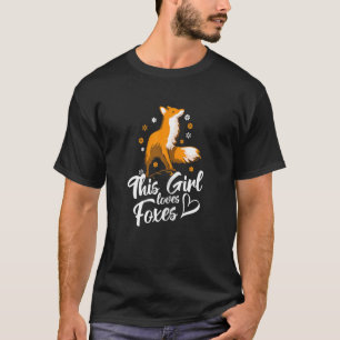 Camiseta Fox Animal Cute Essa Menina Adora Raposas
