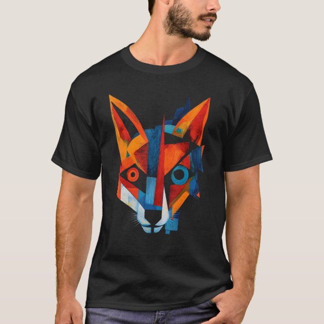 Camiseta Fox Artwork  Animal Fox (Frente)