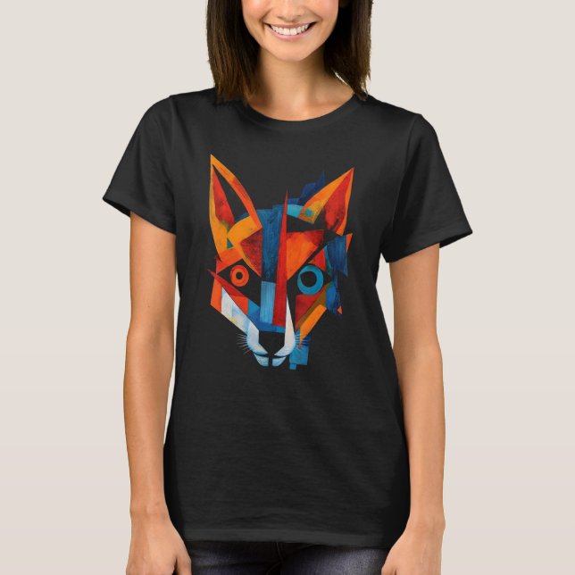 Camiseta Fox Artwork  Animal Fox (Frente)