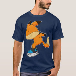Camiseta Fox At Ice Skating With Ice Skates 