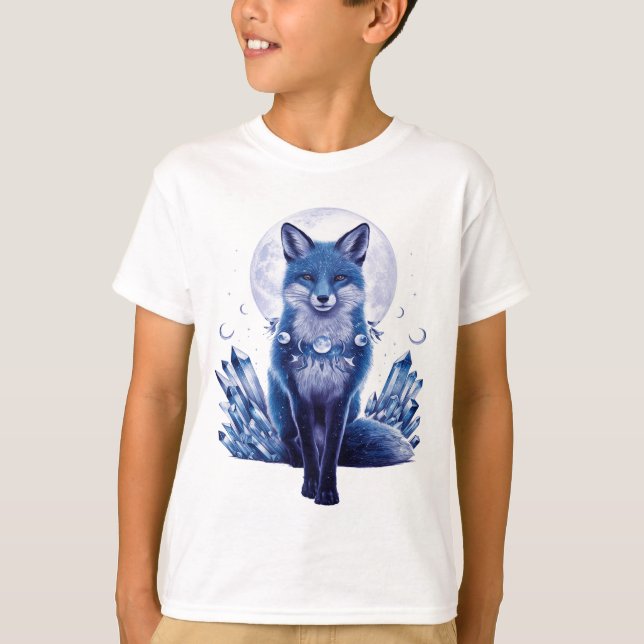CAMISETA FOX AZUL NA LUA (Frente)