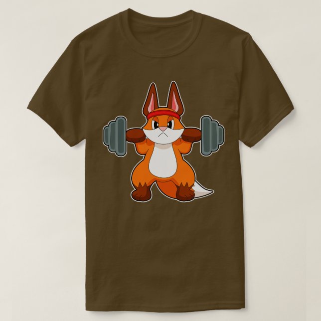 Camiseta Fox Bodybuilding Barbell (Frente do Design)