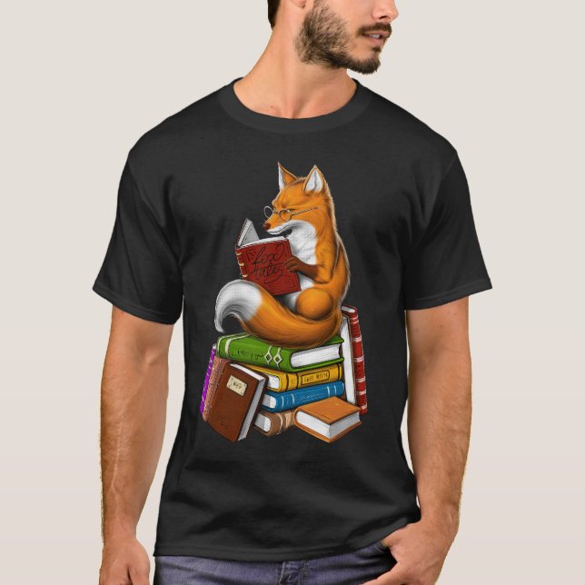 Camiseta Fox Book Lover (Frente)