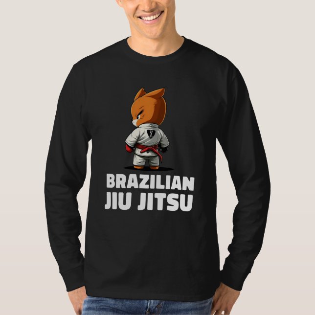 Camiseta Fox Brazilian Jiu Jitsu and Grappling (Frente)