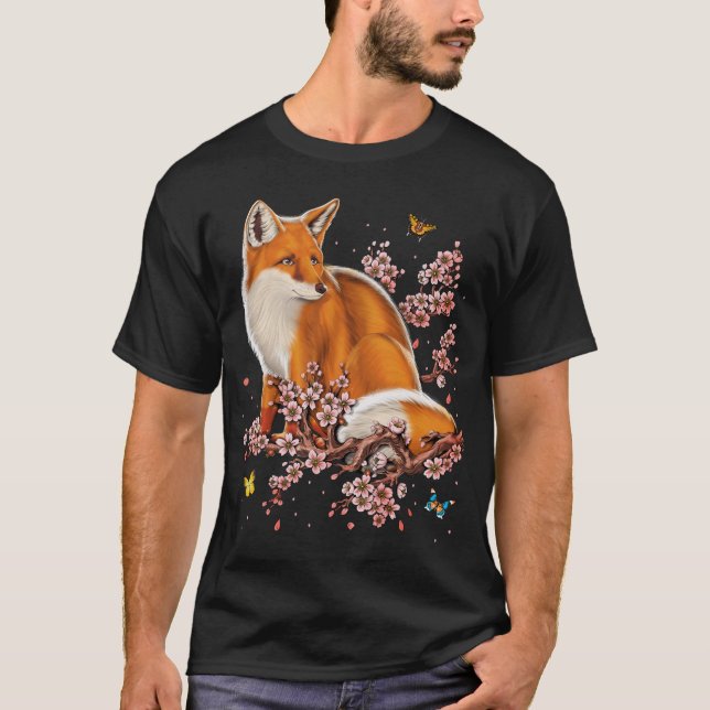 Camiseta Fox Cherry Blossom (Frente)